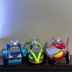 PJ Masks Owlette Catboy‎ Gekko figures and vehicles
